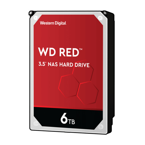 Hard Drive 6TB 3.5" SATA NAS Internal WD Red Western Digital WD60EFAX