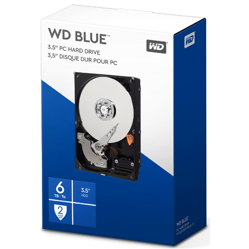 6TB HDD Internal Hard Disk Drive Western Digital WD Blue 3.5" 5400rpm WD60EZAZ