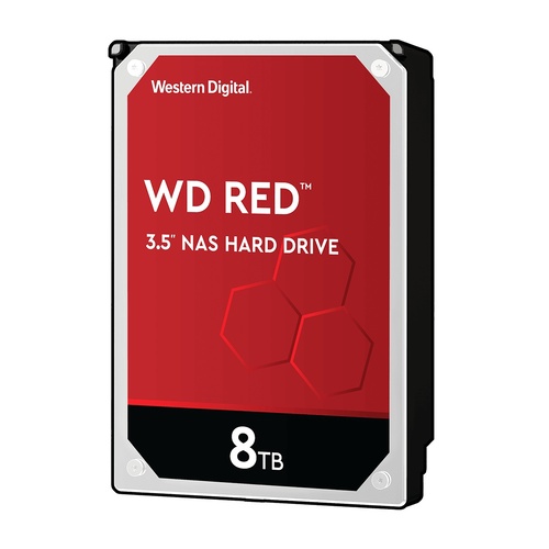 Hard Drive 8 TB 3.5 SATA WD Red NAS Western Digital WD80EFAX
