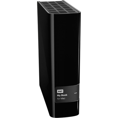 Western Digital My Book For Mac 4TB USB3.0 External Desktop Hard Drive, Mac Formatted, 256 AES Hardware Encryption, Time Machine-ready, Black