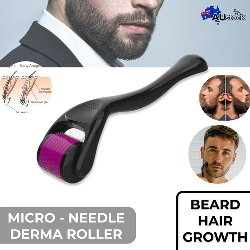 Beard Hair Growth Derma Roller Micro Needle 1.0mm Needles Dermaroller Hair Loss