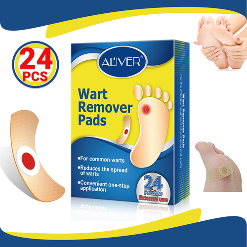 24pcs Corn Remover Pads Plaster Removal Plantar Wart Thorn Patch Foot Callus AU
