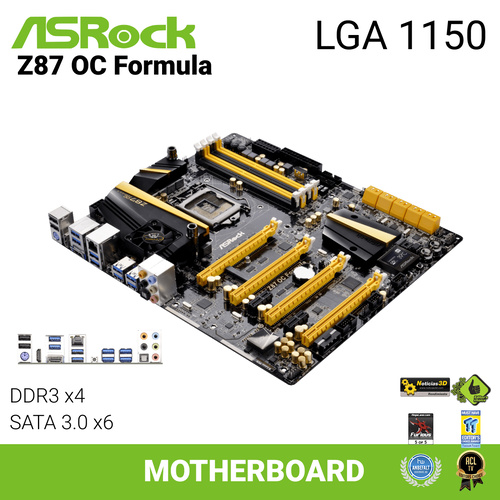 Gaming Motherboard EATX 1150 ASRock Z87 OC FORMULA intel Z87 DDR3 HDMI