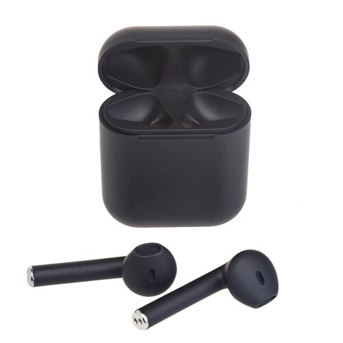 i12 Wireless Bluetooth Earphones Earbuds Headphones Universal Sport Stereo Black 5.0